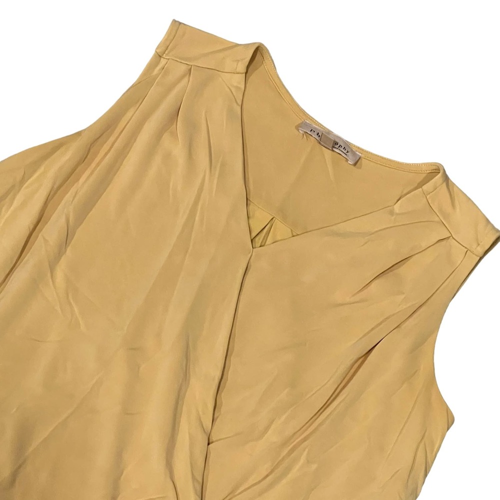 Philosophy, Yellow, Sleeveless Blouse, Sz M, 766-W